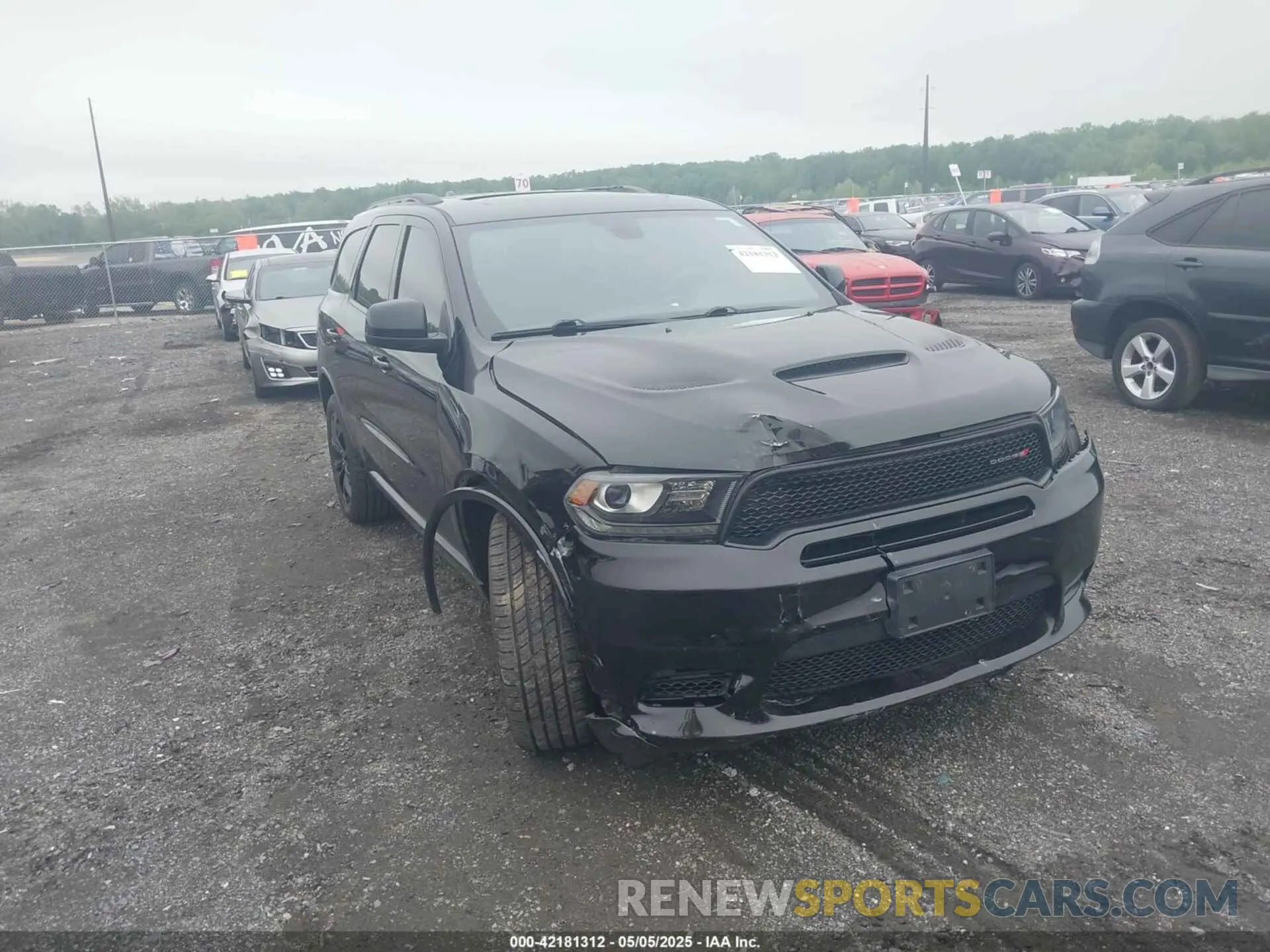 1 Photograph of a damaged car 1C4RDJDG7LC412914 DODGE DURANGO 2020