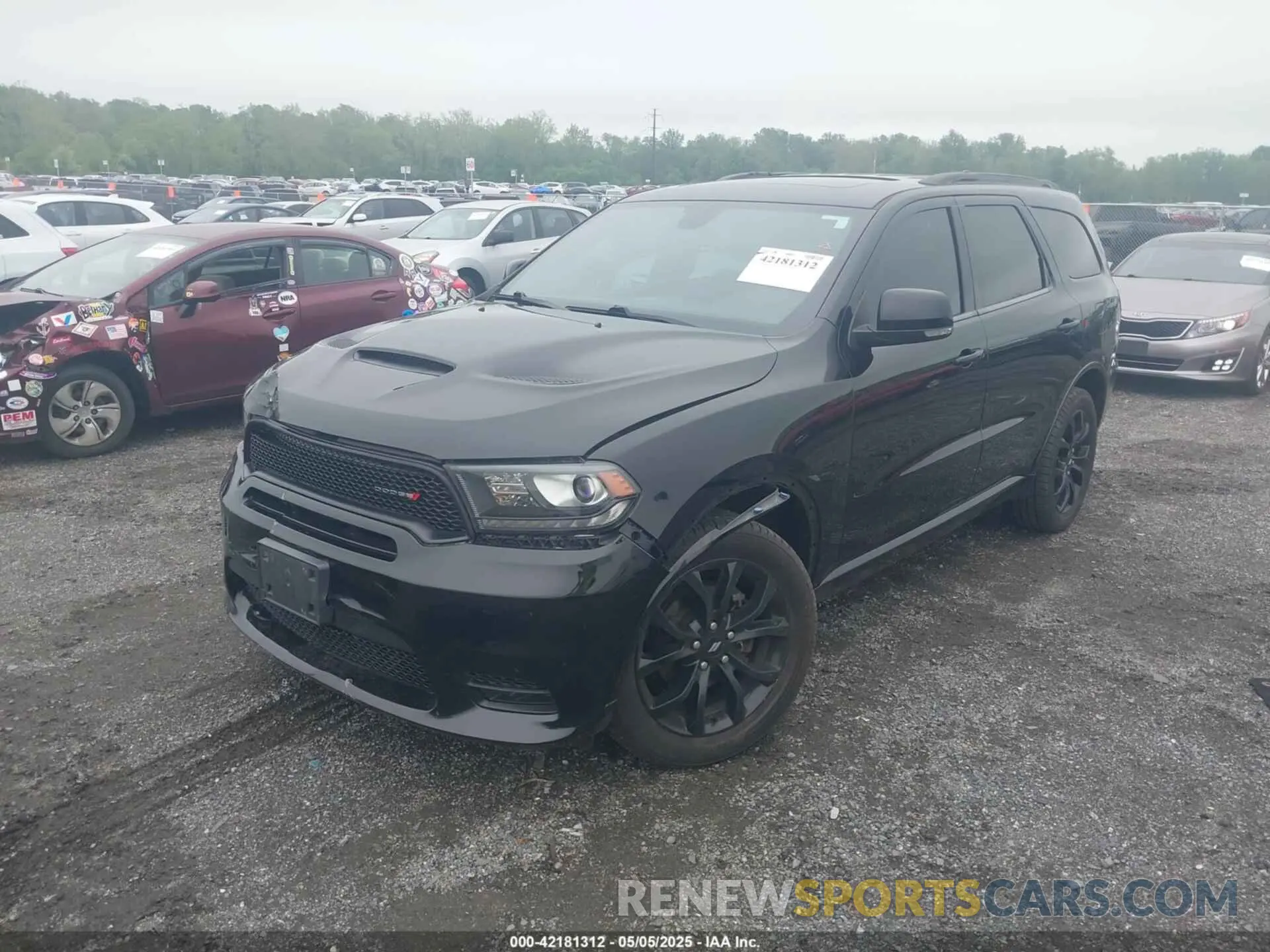 2 Photograph of a damaged car 1C4RDJDG7LC412914 DODGE DURANGO 2020
