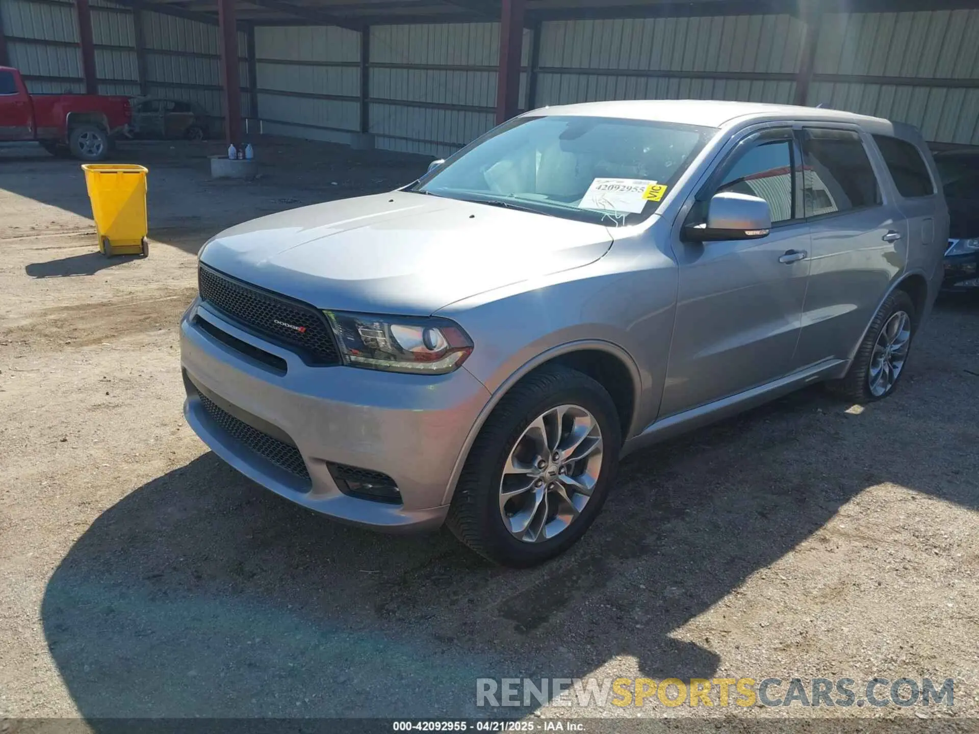 2 Photograph of a damaged car 1C4RDJDG8LC260402 DODGE DURANGO 2020