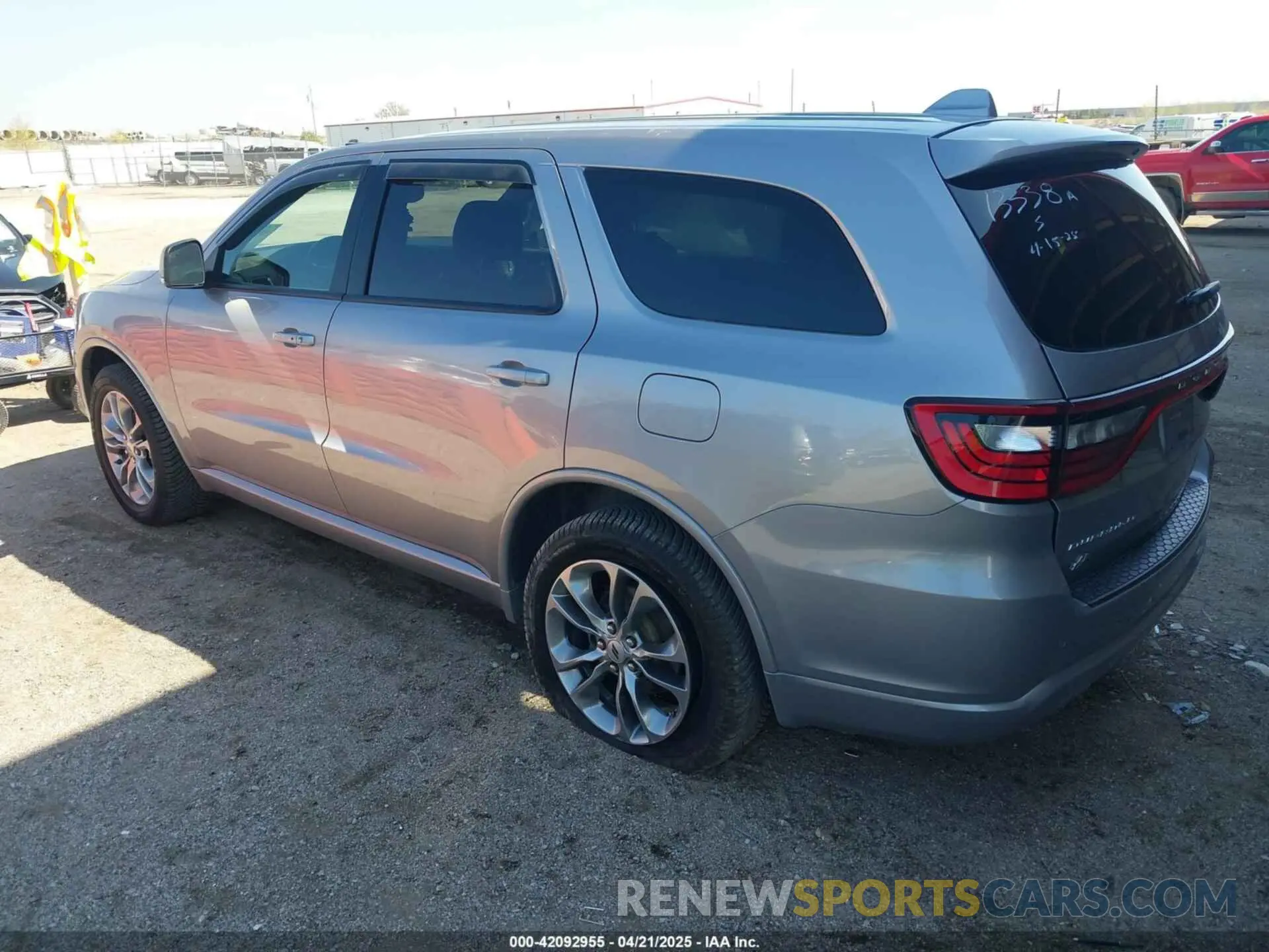 3 Photograph of a damaged car 1C4RDJDG8LC260402 DODGE DURANGO 2020