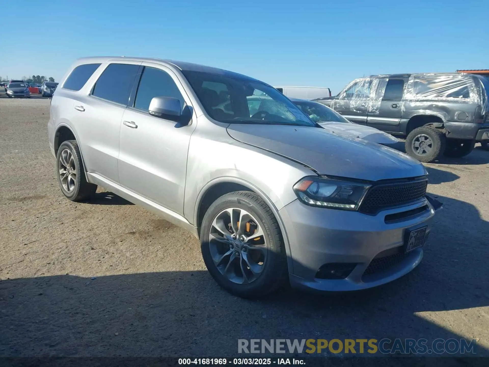 1 Photograph of a damaged car 1C4RDJDGXLC283423 DODGE DURANGO 2020
