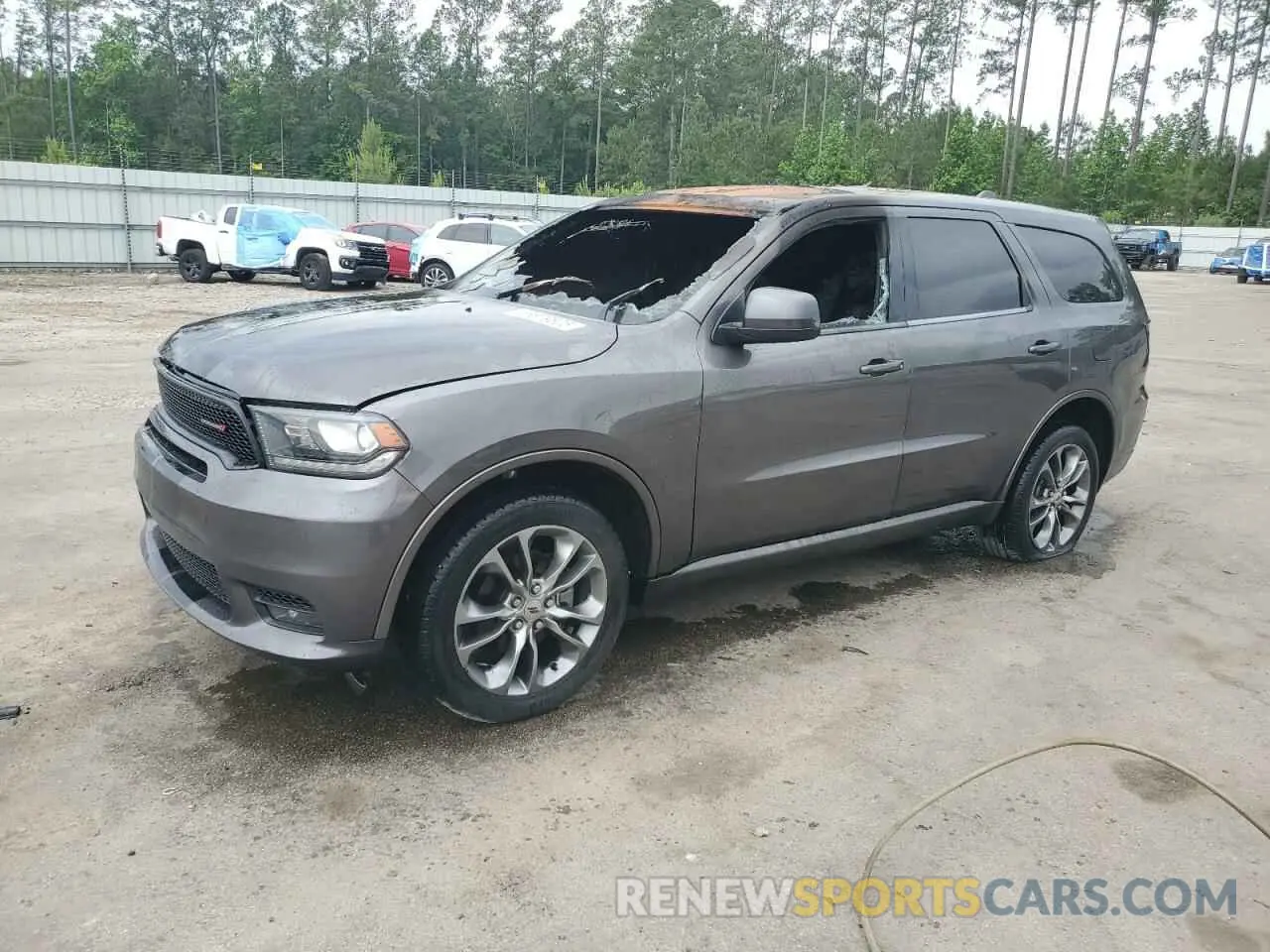 1 Photograph of a damaged car 1C4RDJDGXLC297063 DODGE DURANGO 2020