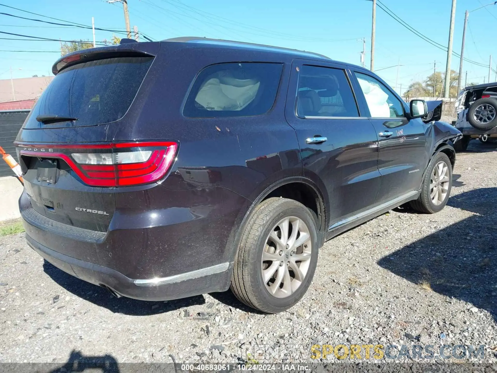4 Photograph of a damaged car 1C4RDJEG6LC281151 DODGE DURANGO 2020