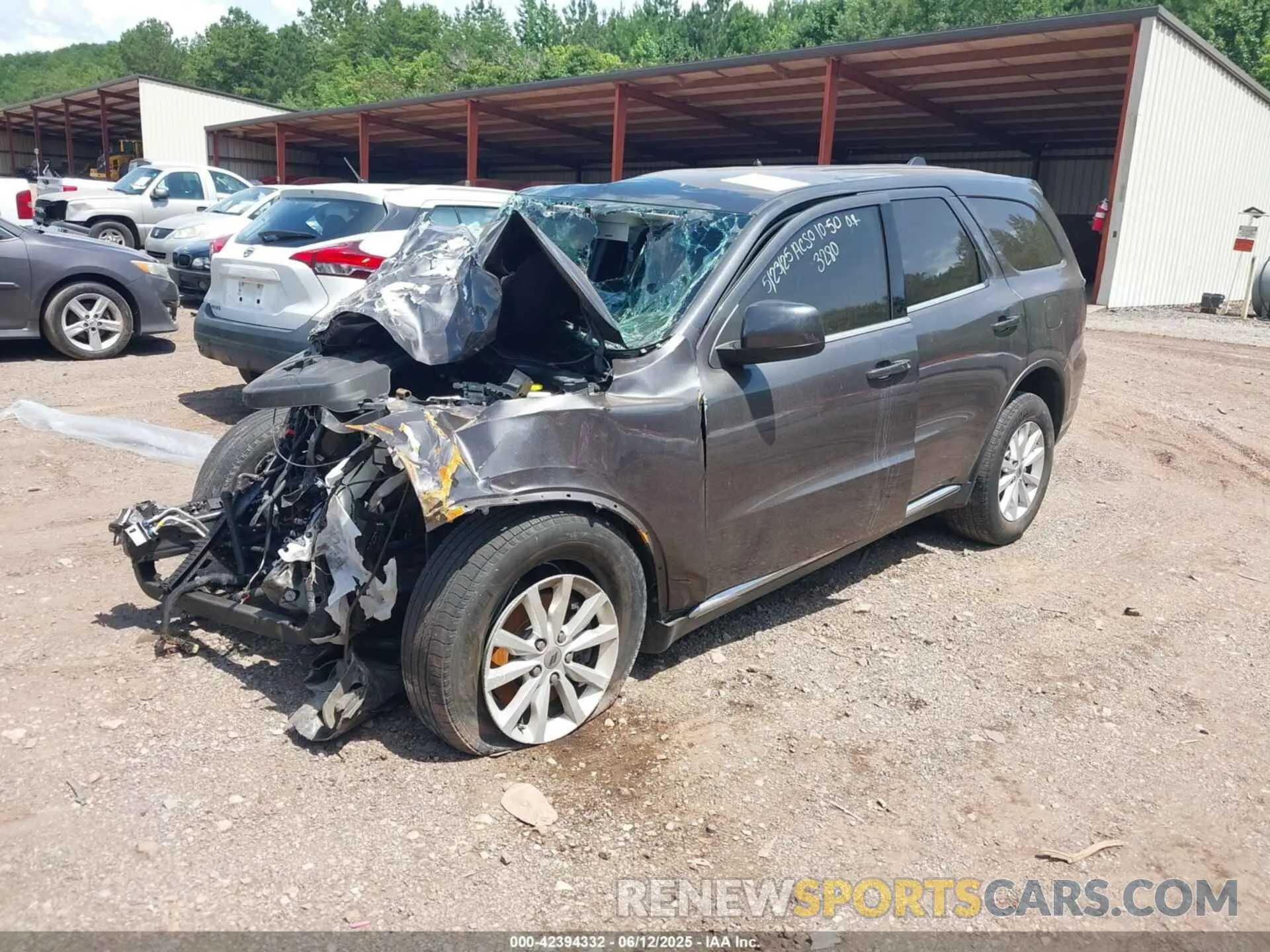 2 Photograph of a damaged car 1C4RDJFG8LC443280 DODGE DURANGO 2020