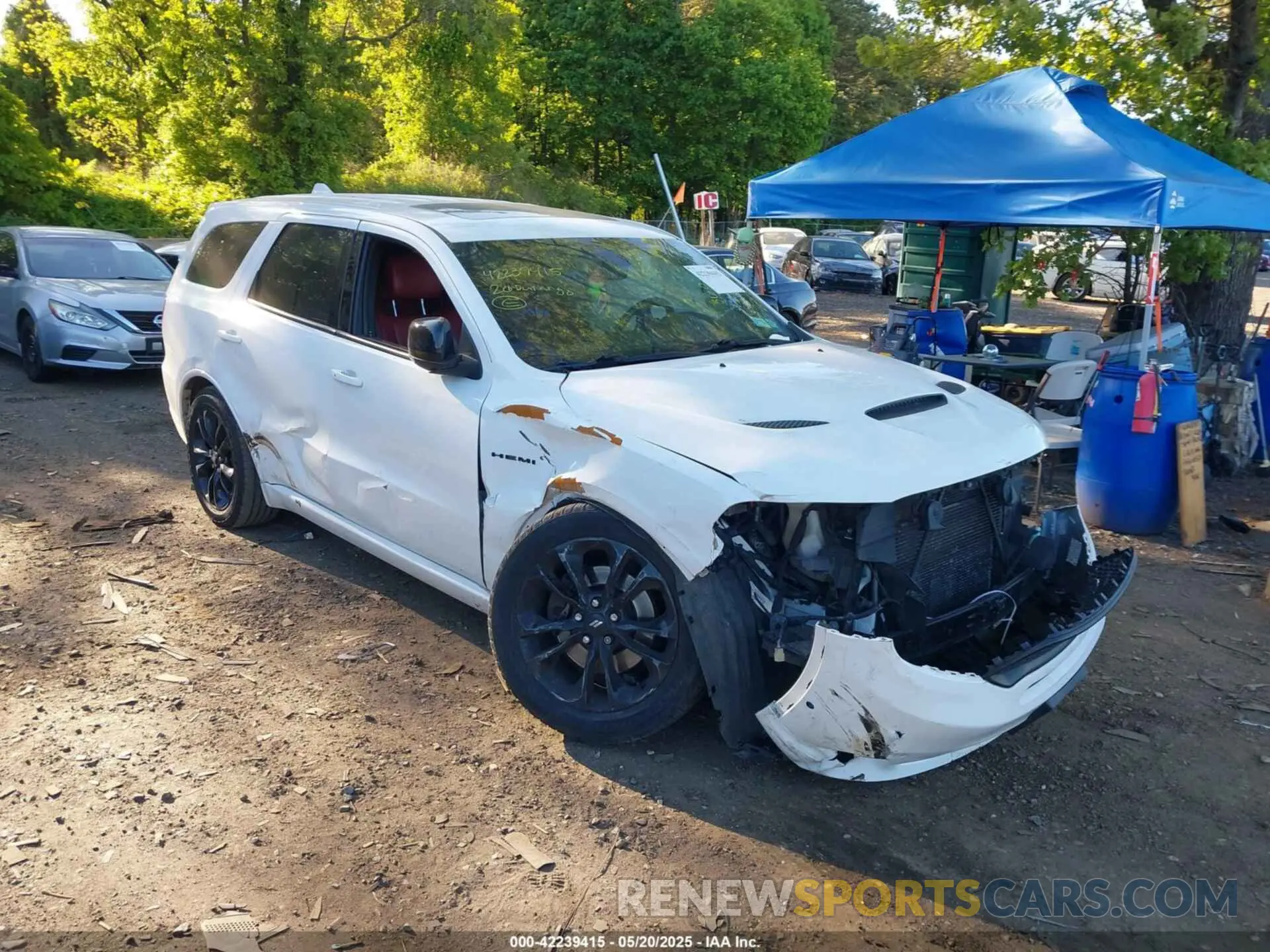 1 Photograph of a damaged car 1C4SDJCT2LC287059 DODGE DURANGO 2020
