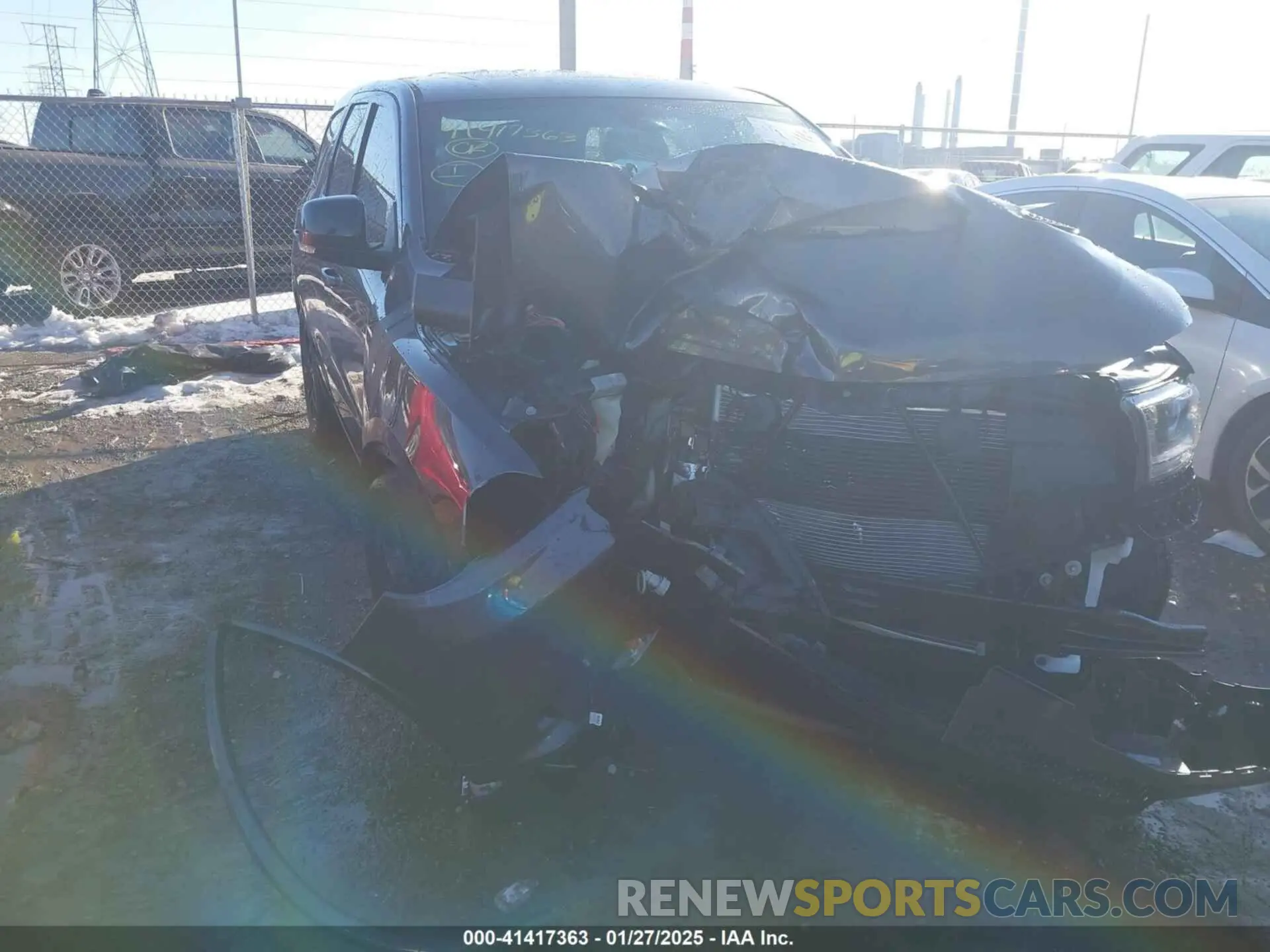 1 Photograph of a damaged car 1C4SDJCT9LC131696 DODGE DURANGO 2020