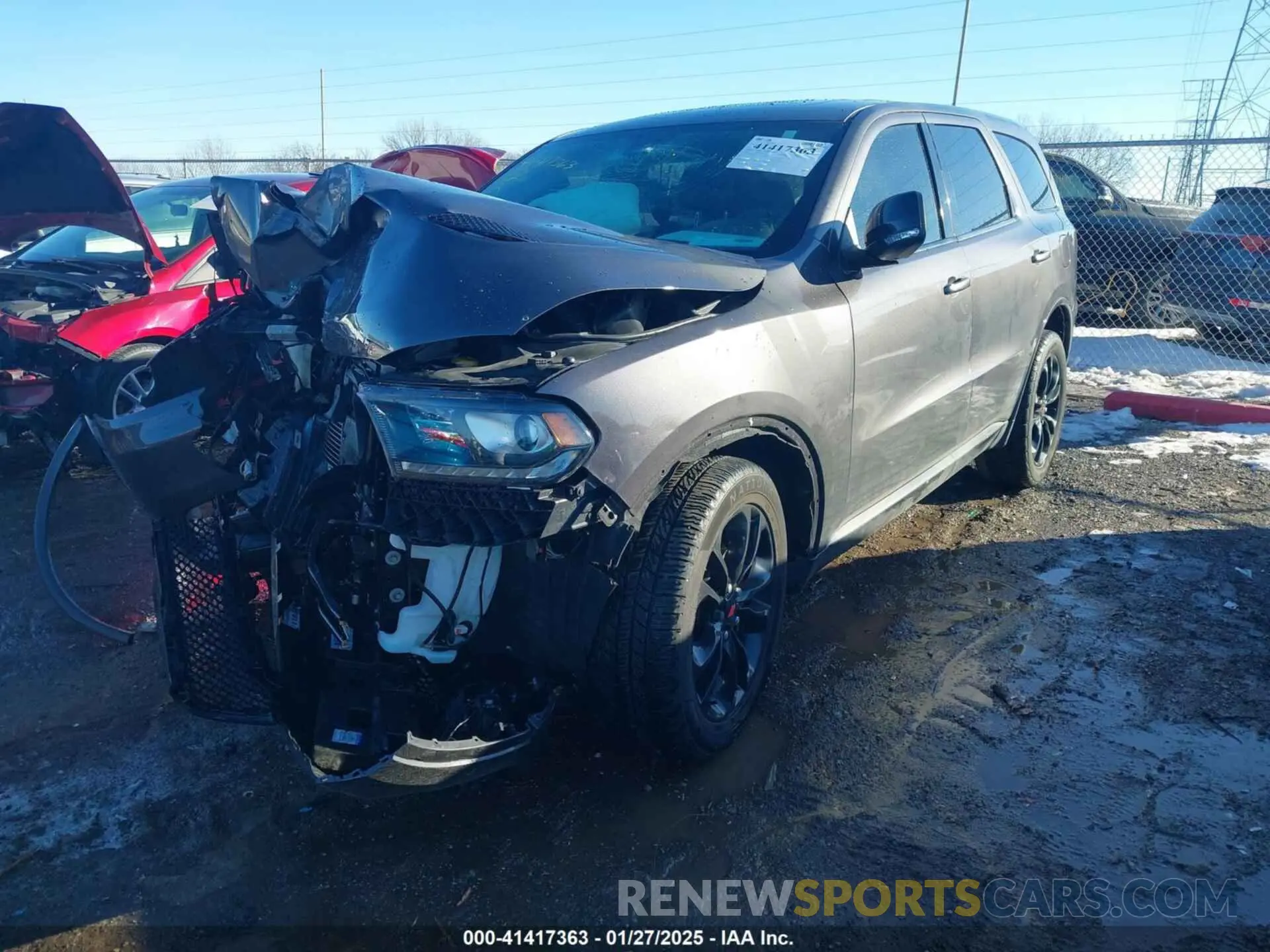 2 Photograph of a damaged car 1C4SDJCT9LC131696 DODGE DURANGO 2020