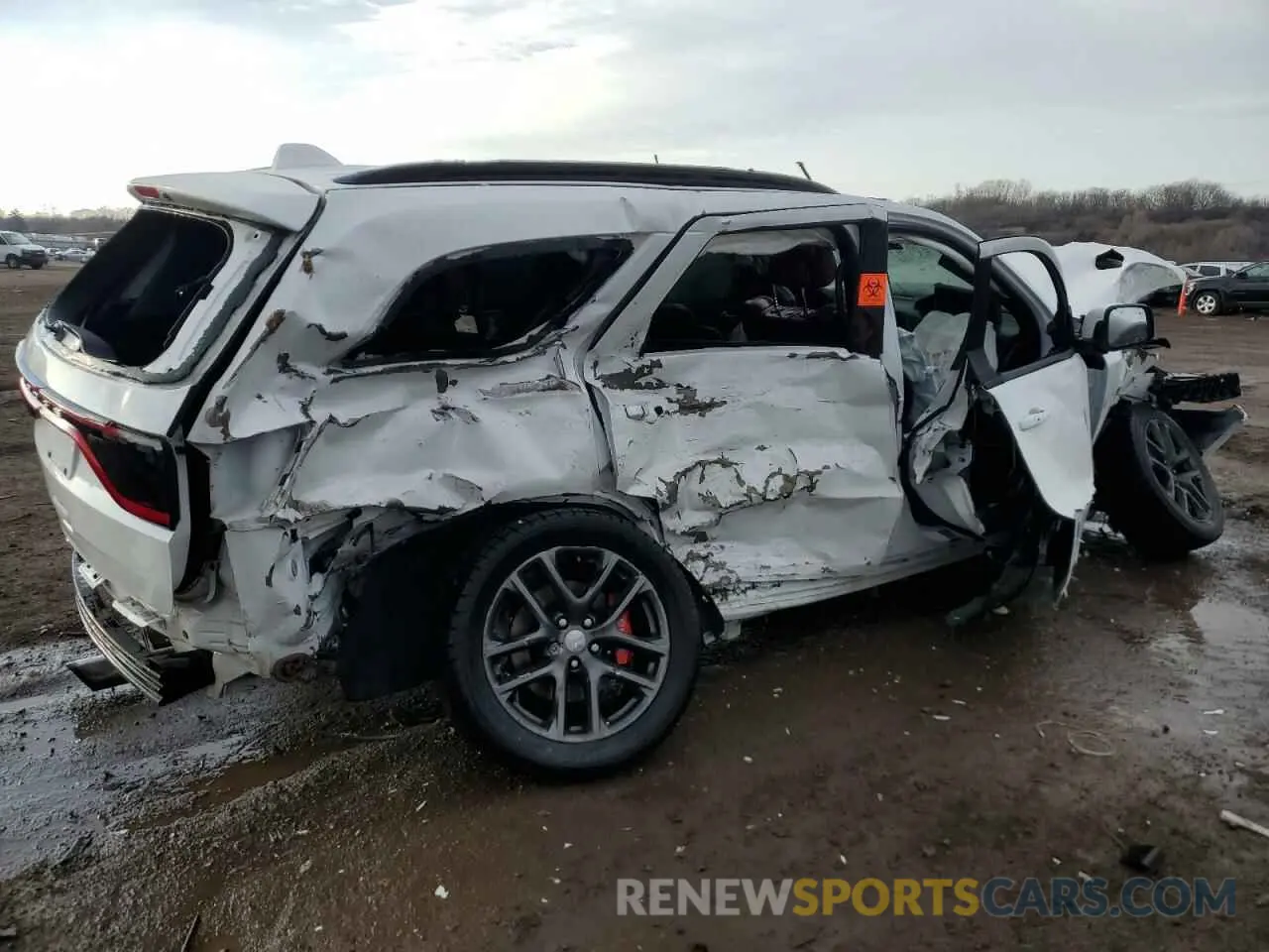 3 Фотография поврежденного автомобиля 1C4SDJGJXLC257560 DODGE DURANGO 2020
