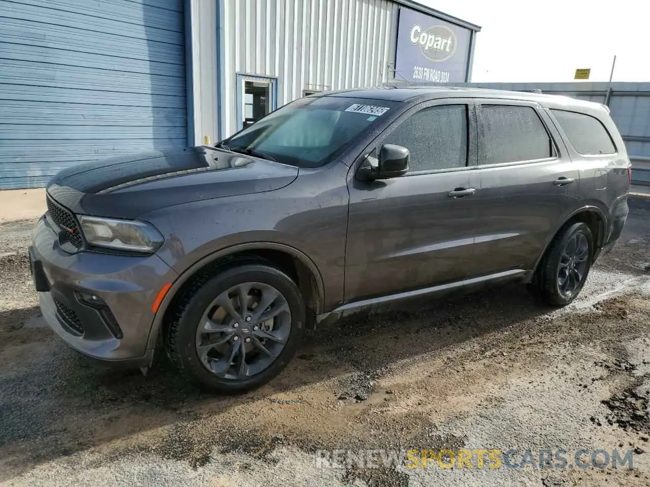 1 Photograph of a damaged car 1C4RDHAG1MC762196 DODGE DURANGO 2021