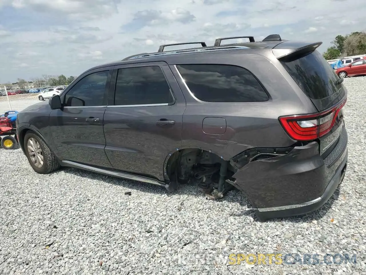 2 Photograph of a damaged car 1C4RDHAG1MC825328 DODGE DURANGO 2021