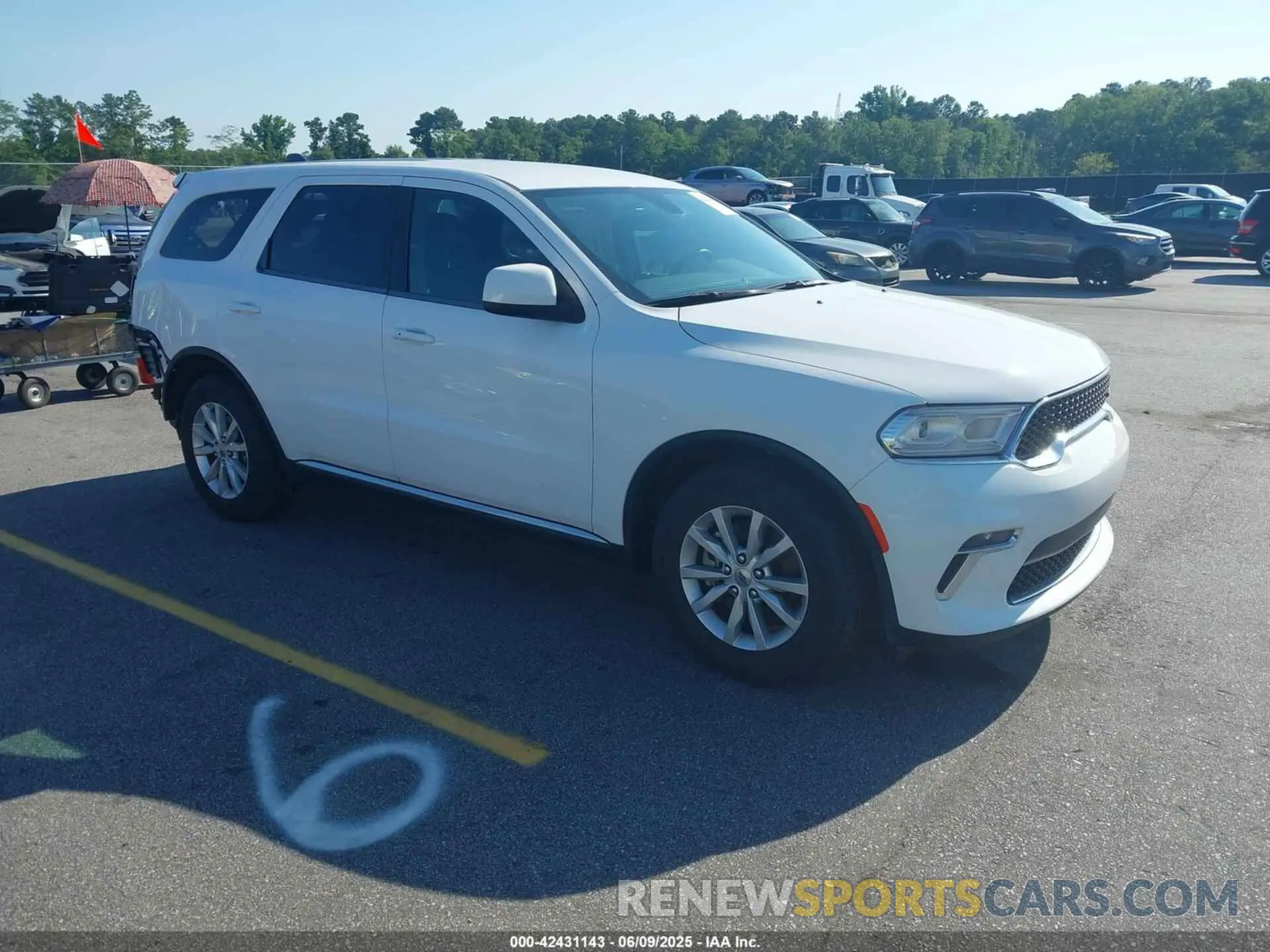 1 Photograph of a damaged car 1C4RDHAG6MC721451 DODGE DURANGO 2021