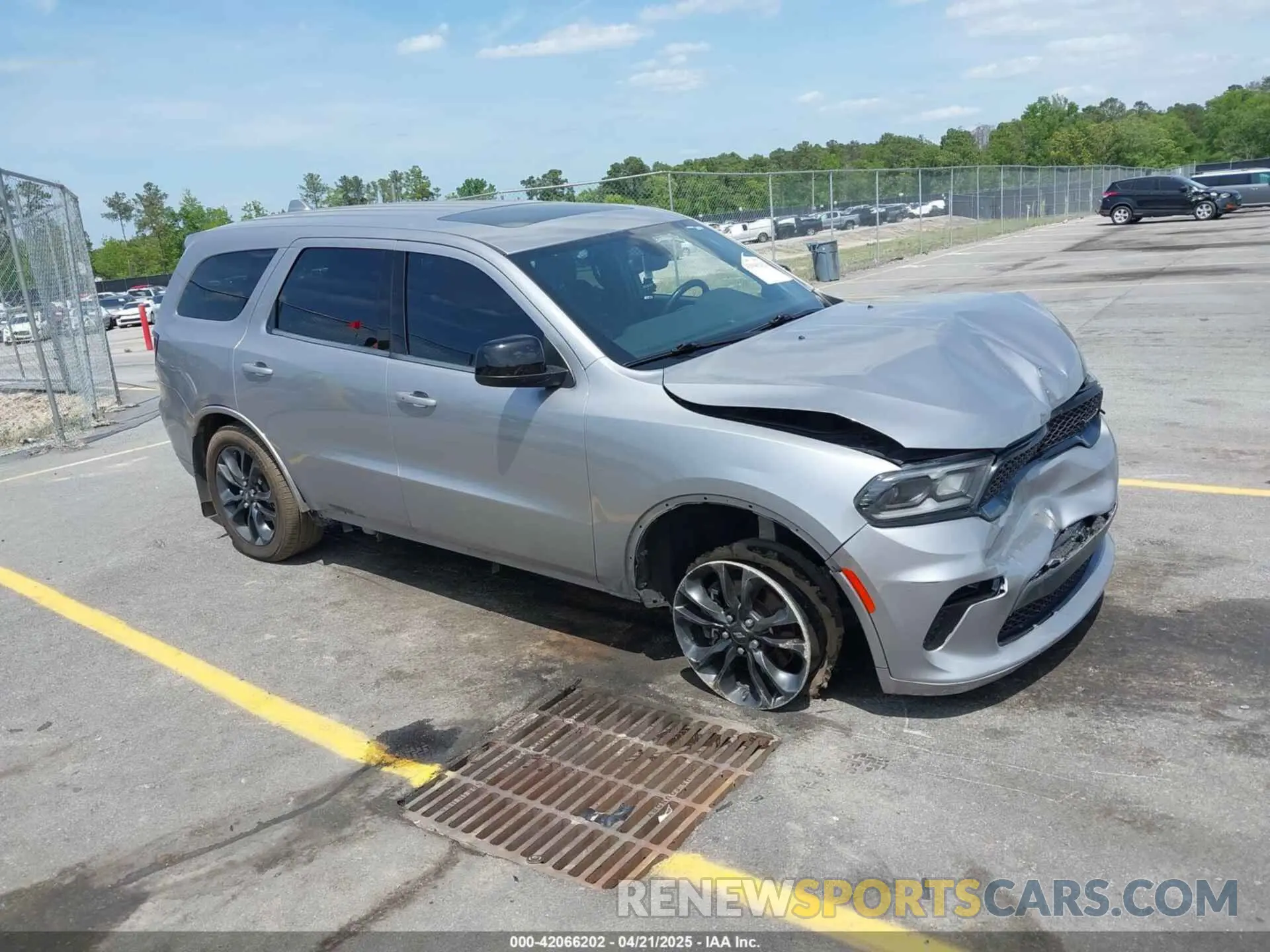 1 Фотография поврежденного автомобиля 1C4RDHAG7MC825107 DODGE DURANGO 2021