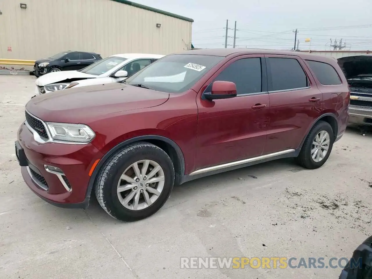 1 Photograph of a damaged car 1C4RDHAG8MC540769 DODGE DURANGO 2021