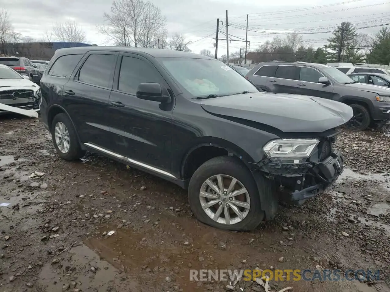 4 Фотография поврежденного автомобиля 1C4RDHAG8MC761725 DODGE DURANGO 2021