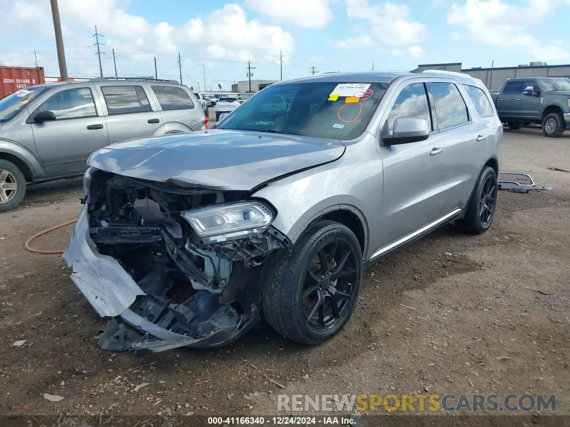 2 Фотография поврежденного автомобиля 1C4RDHAGXMC761354 DODGE DURANGO 2021