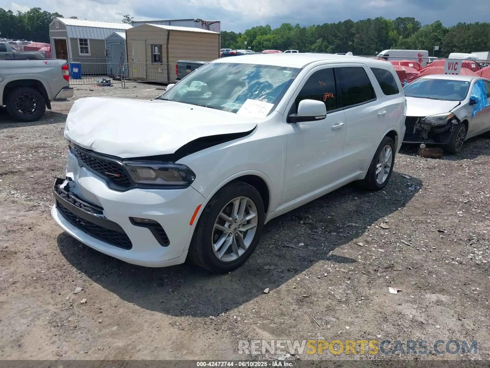 2 Фотография поврежденного автомобиля 1C4RDHDG3MC715795 DODGE DURANGO 2021