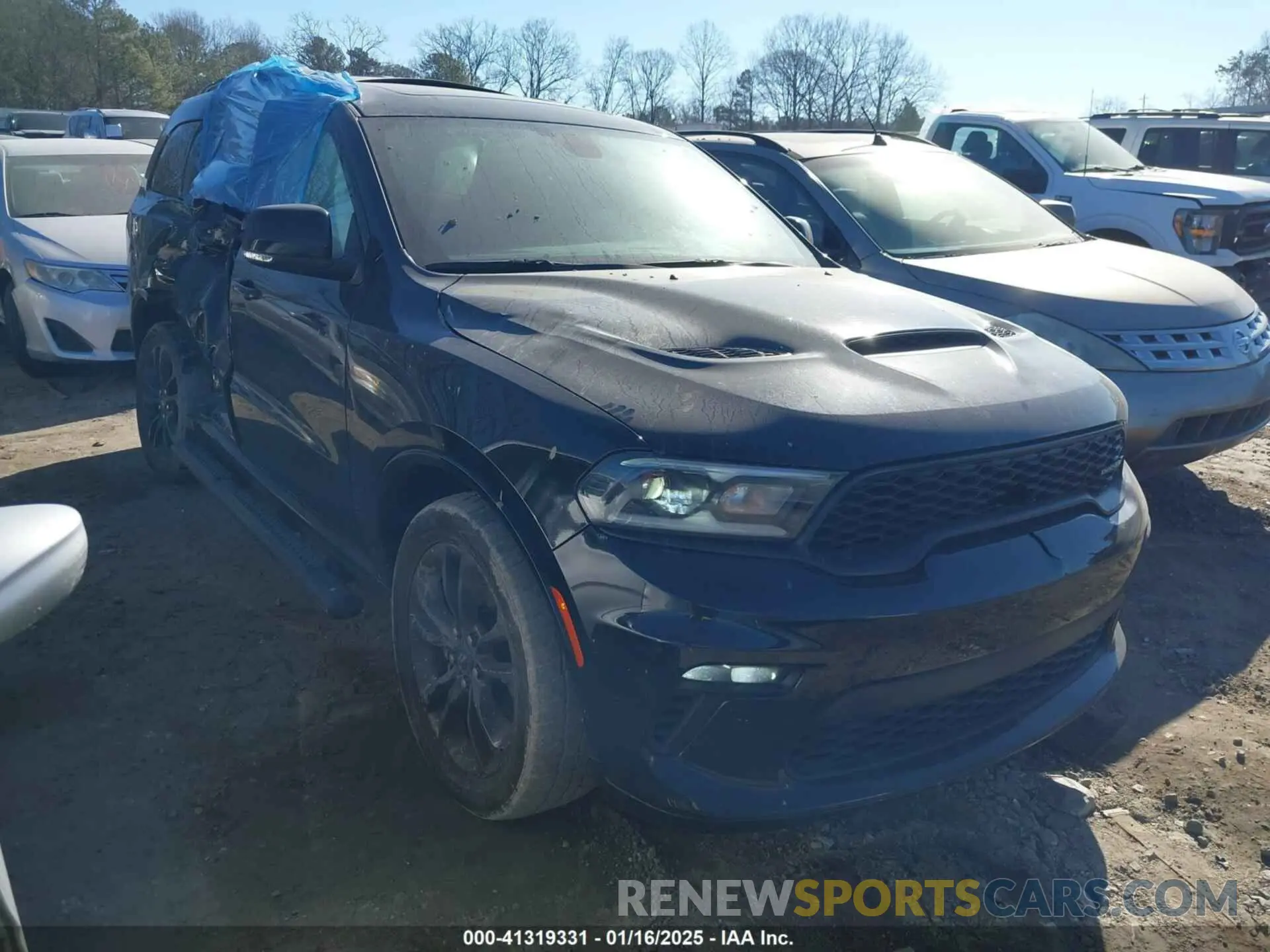 1 Photograph of a damaged car 1C4RDHDG3MC762292 DODGE DURANGO 2021