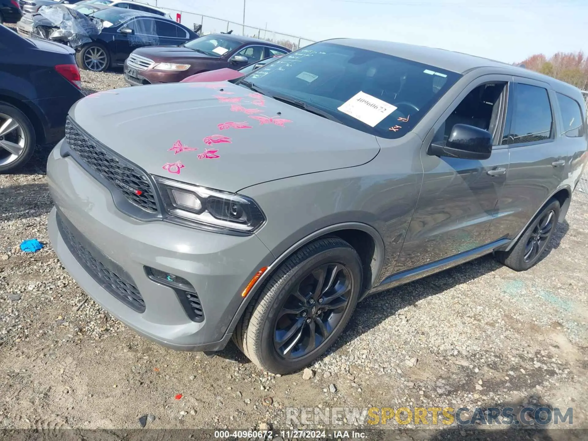 2 Photograph of a damaged car 1C4RDHDG4MC882179 DODGE DURANGO 2021
