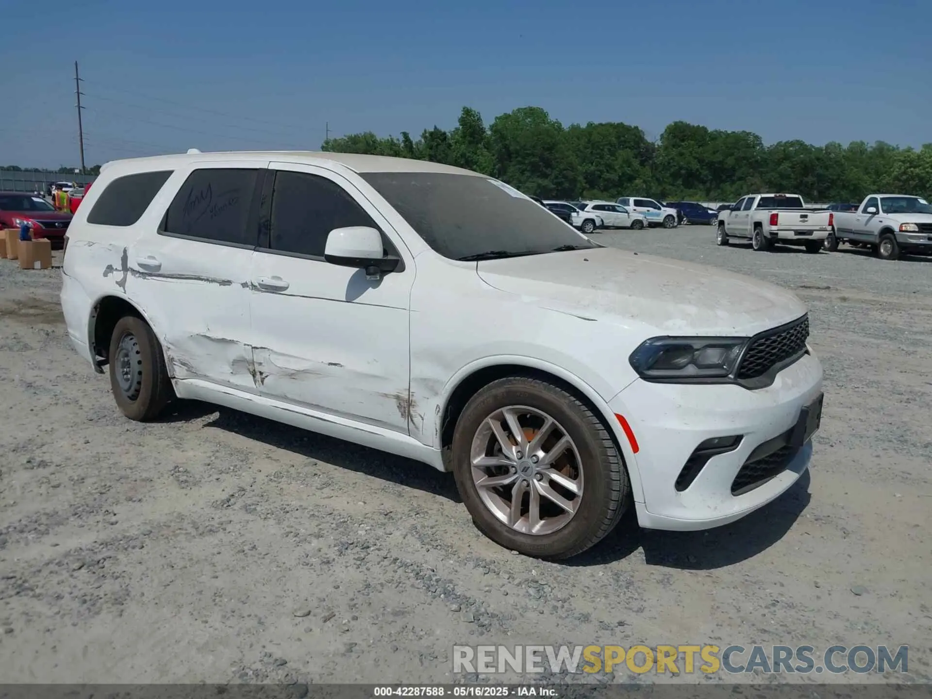 1 Фотография поврежденного автомобиля 1C4RDHDG5MC602236 DODGE DURANGO 2021
