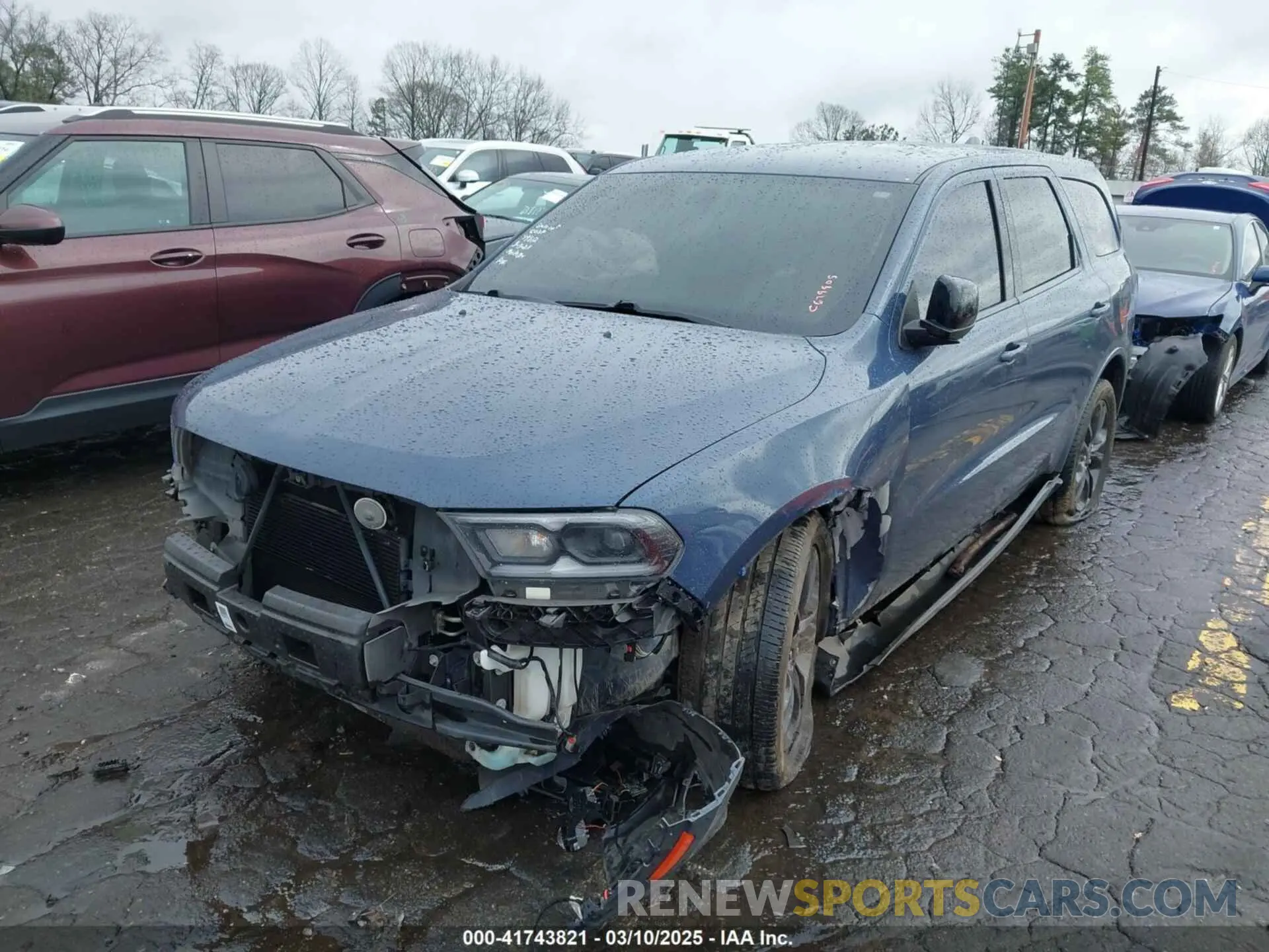 2 Photograph of a damaged car 1C4RDHDG9MC639905 DODGE DURANGO 2021