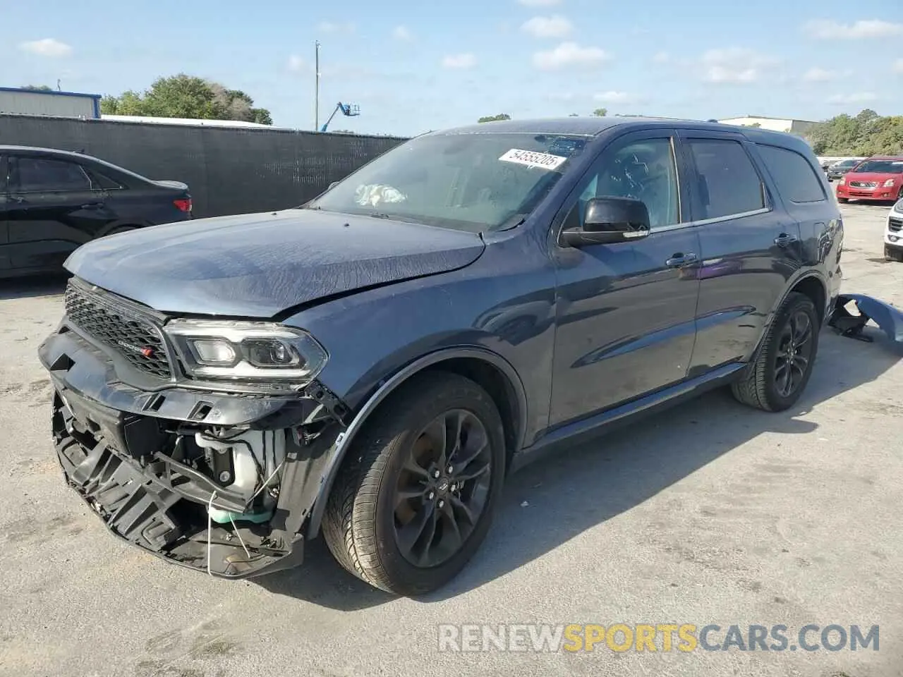 1 Фотография поврежденного автомобиля 1C4RDHDG9MC640777 DODGE DURANGO 2021
