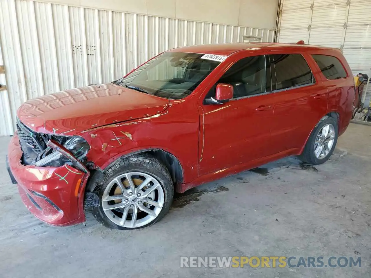 1 Photograph of a damaged car 1C4RDHDGXMC715762 DODGE DURANGO 2021
