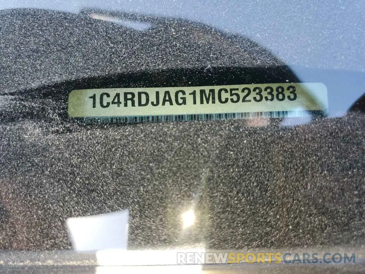 13 Фотография поврежденного автомобиля 1C4RDJAG1MC523383 DODGE DURANGO 2021