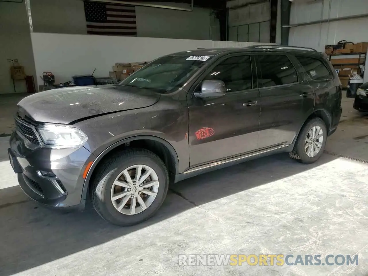 1 Фотография поврежденного автомобиля 1C4RDJAG2MC544596 DODGE DURANGO 2021