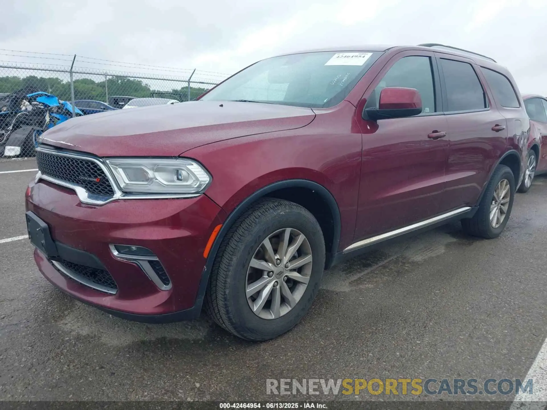 2 Фотография поврежденного автомобиля 1C4RDJAG5MC662402 DODGE DURANGO 2021