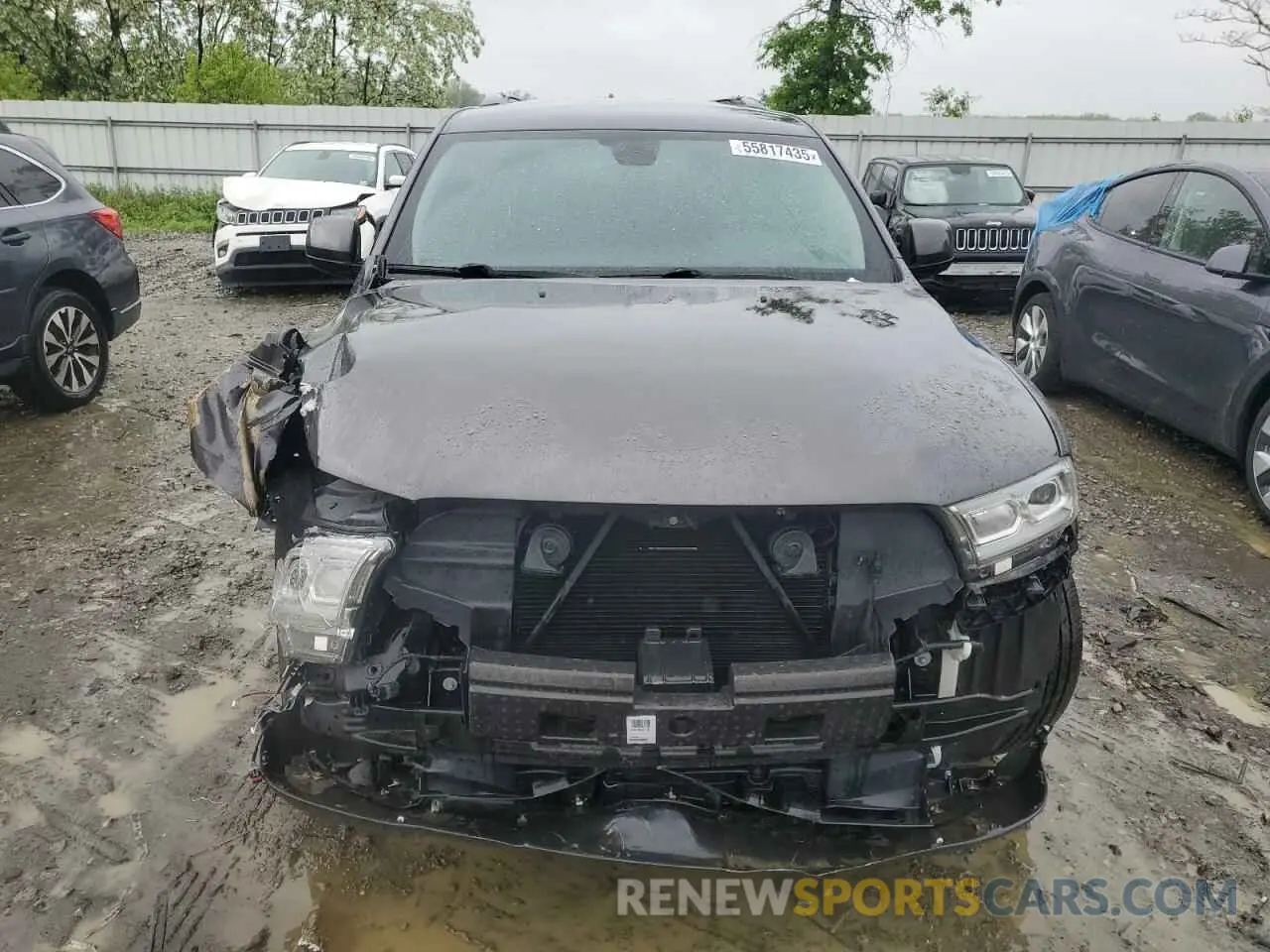 5 Фотография поврежденного автомобиля 1C4RDJAG6MC557495 DODGE DURANGO 2021