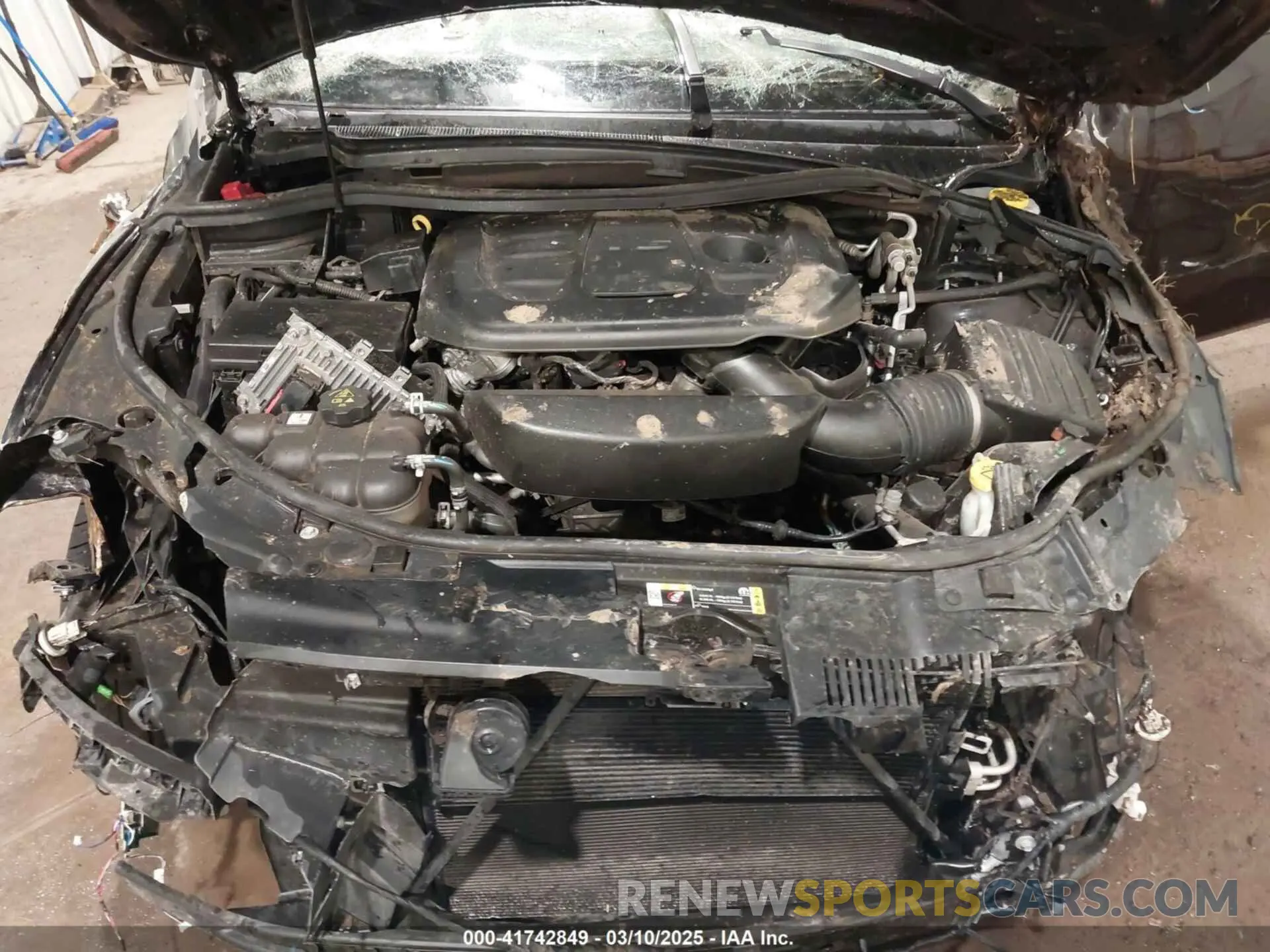 10 Photograph of a damaged car 1C4RDJAG6MC662781 DODGE DURANGO 2021