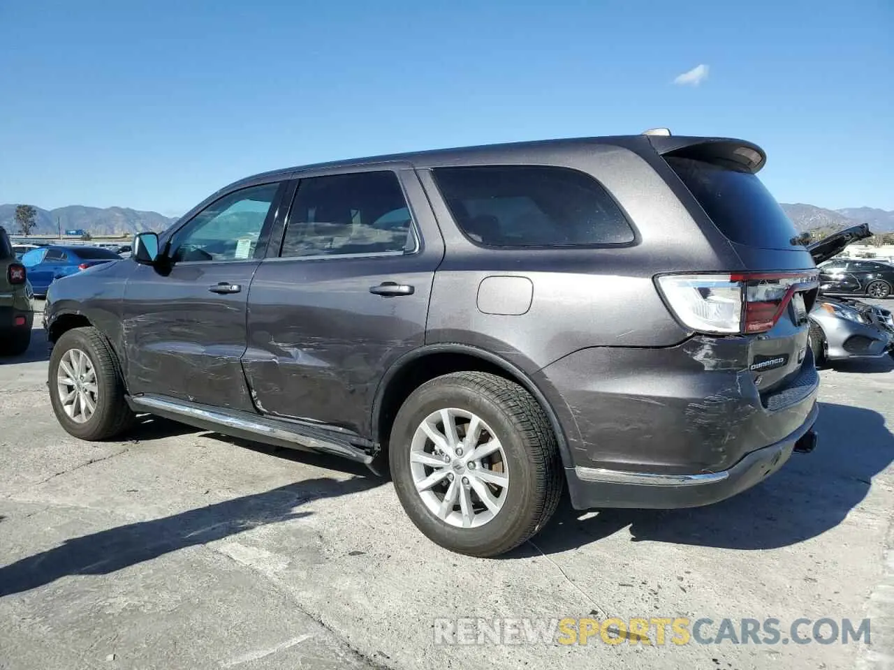 2 Фотография поврежденного автомобиля 1C4RDJAG6MC723224 DODGE DURANGO 2021