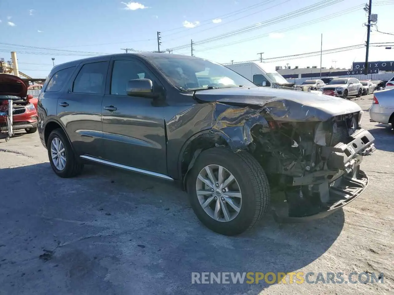 4 Фотография поврежденного автомобиля 1C4RDJAG6MC723224 DODGE DURANGO 2021