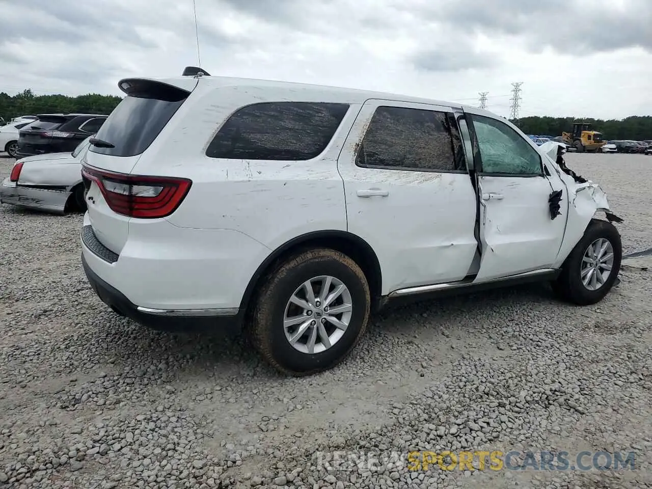 3 Photograph of a damaged car 1C4RDJAG8MC547261 DODGE DURANGO 2021