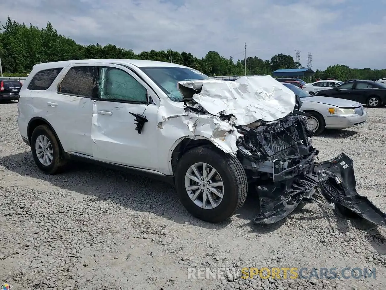 4 Photograph of a damaged car 1C4RDJAG8MC547261 DODGE DURANGO 2021