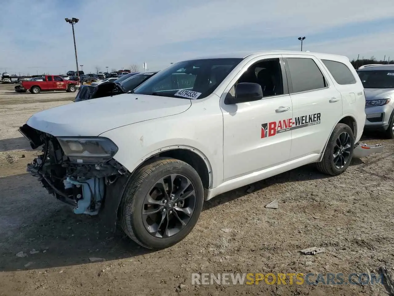 1 Фотография поврежденного автомобиля 1C4RDJAGXMC573960 DODGE DURANGO 2021