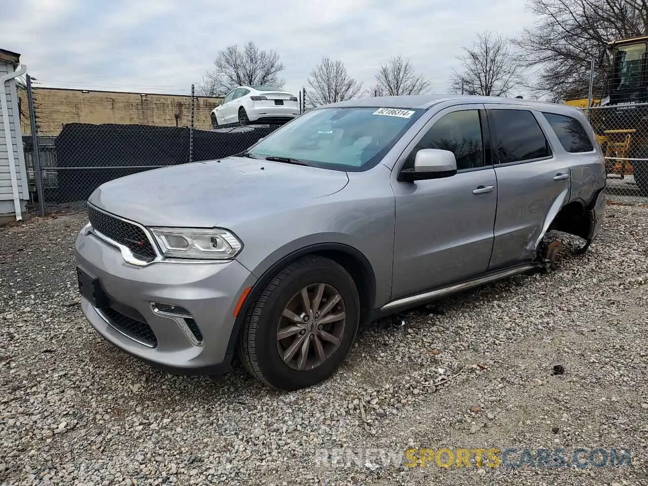 1 Фотография поврежденного автомобиля 1C4RDJAGXMC765329 DODGE DURANGO 2021