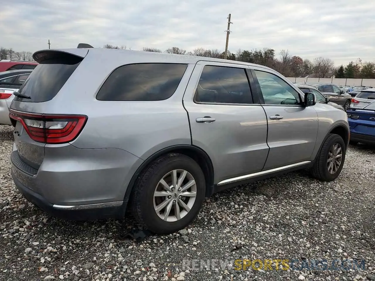 3 Фотография поврежденного автомобиля 1C4RDJAGXMC765329 DODGE DURANGO 2021