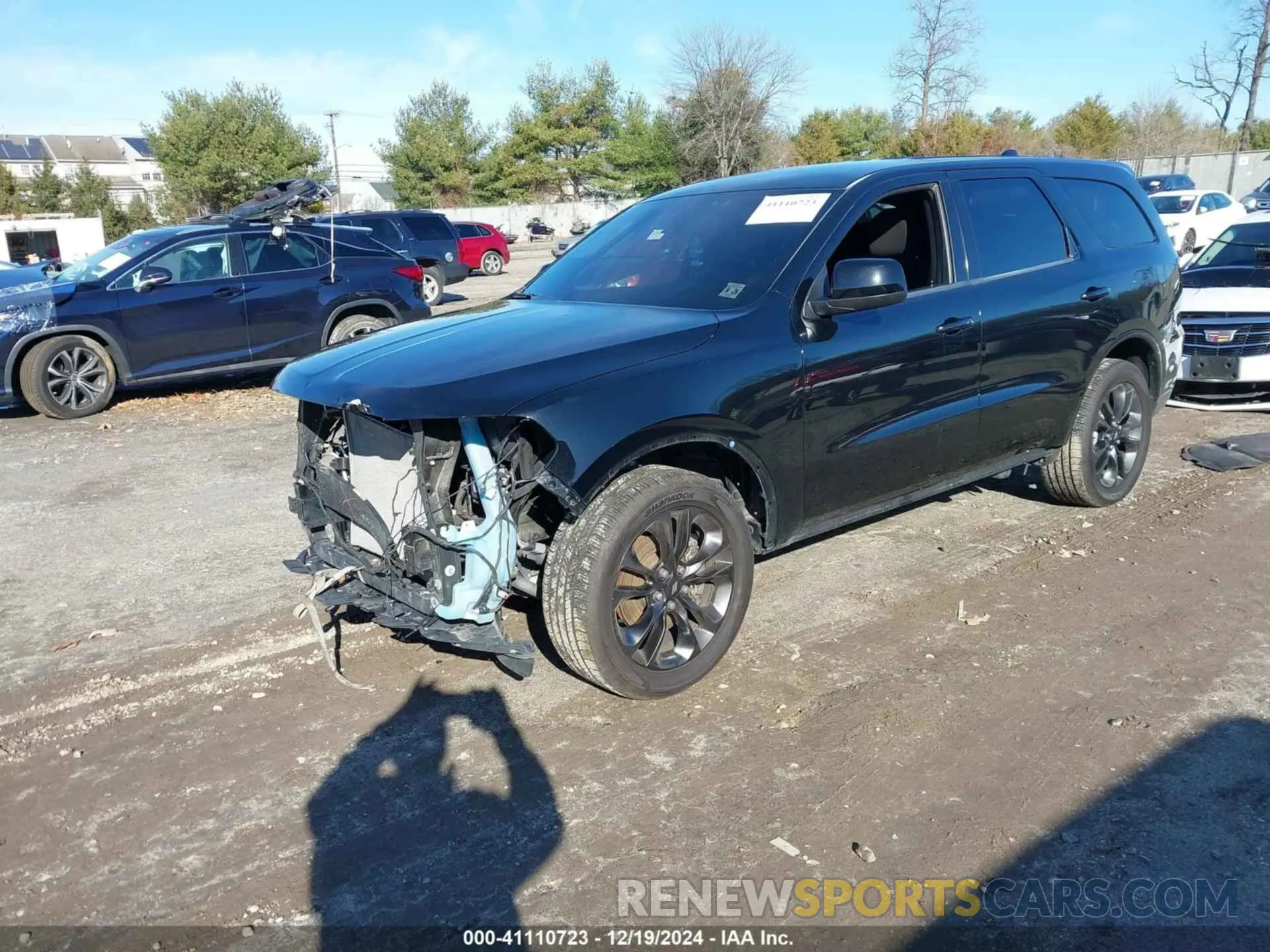2 Photograph of a damaged car 1C4RDJDG0MC751032 DODGE DURANGO 2021