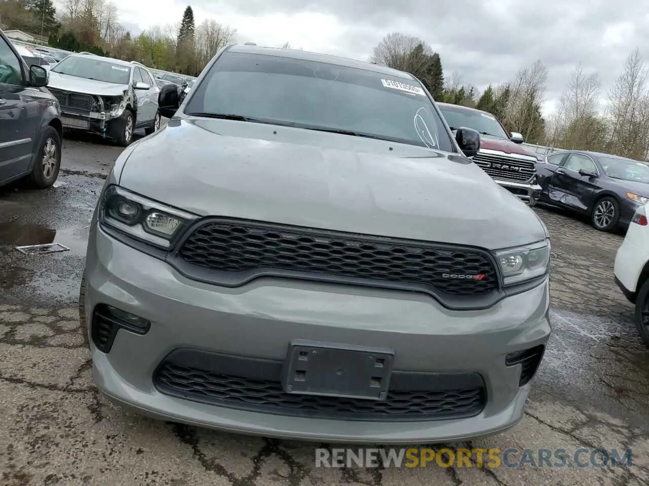 5 Photograph of a damaged car 1C4RDJDG0MC805865 DODGE DURANGO 2021
