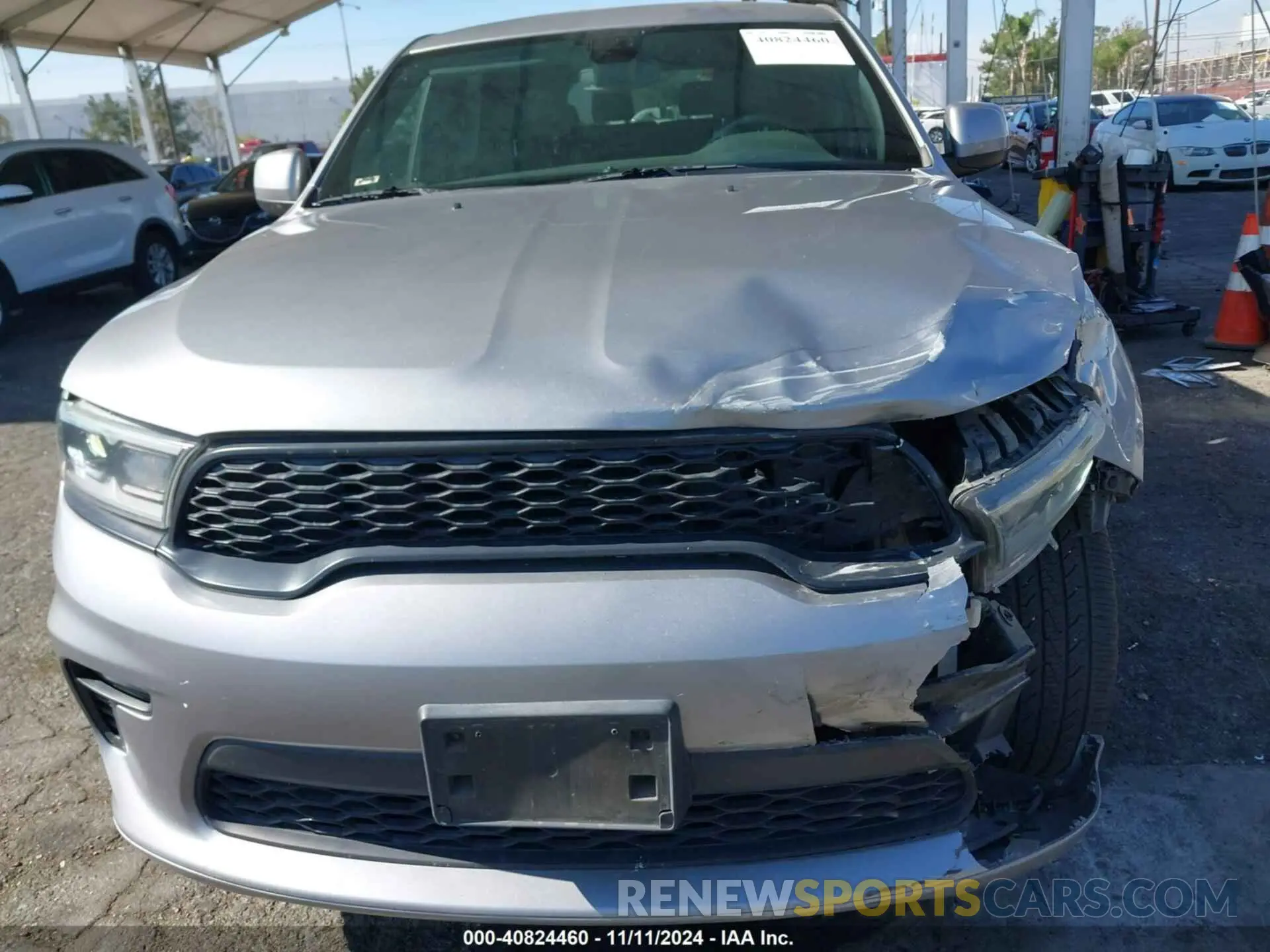 12 Photograph of a damaged car 1C4RDJDG1MC602421 DODGE DURANGO 2021