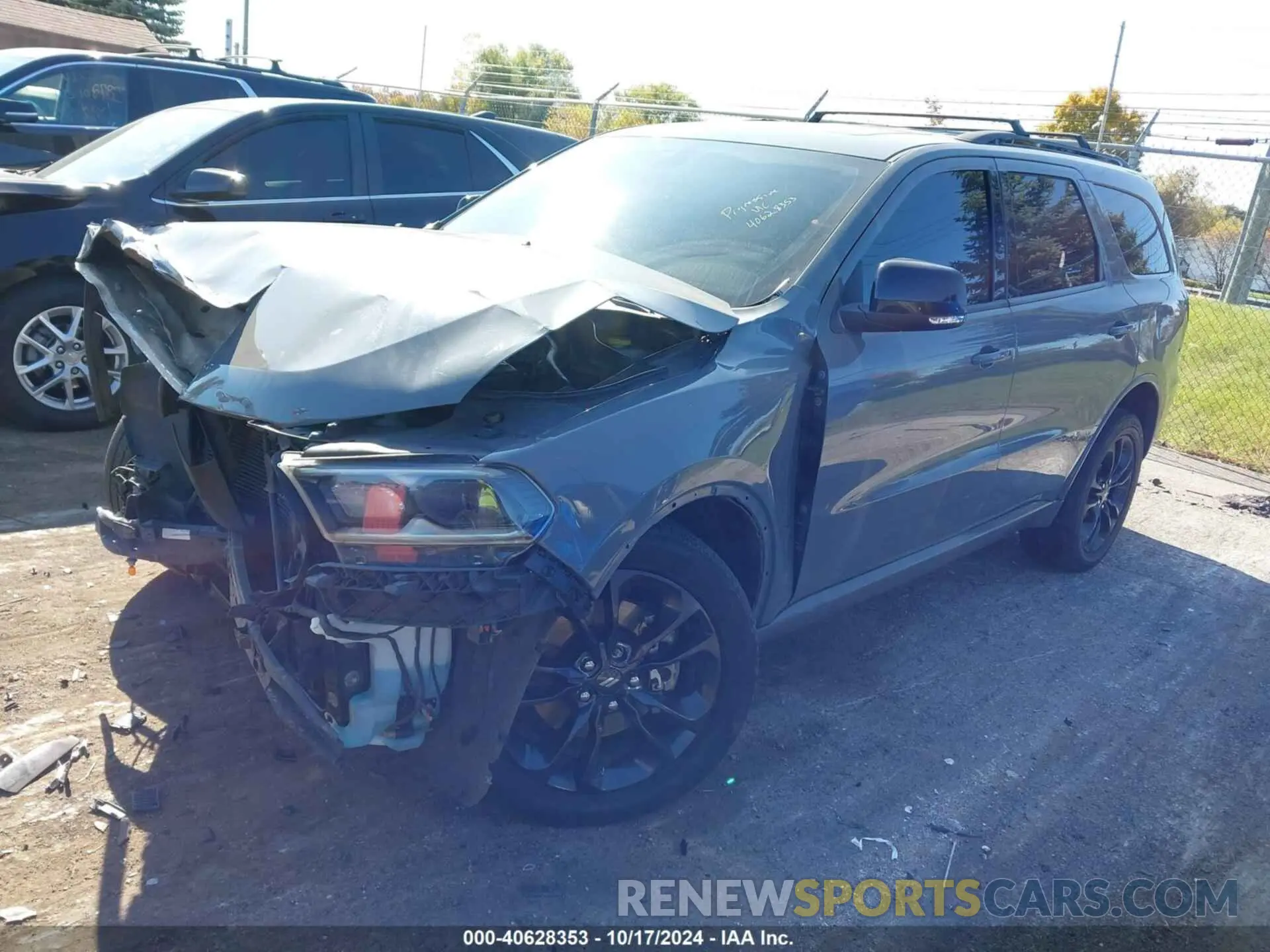 2 Photograph of a damaged car 1C4RDJDG2MC522108 DODGE DURANGO 2021