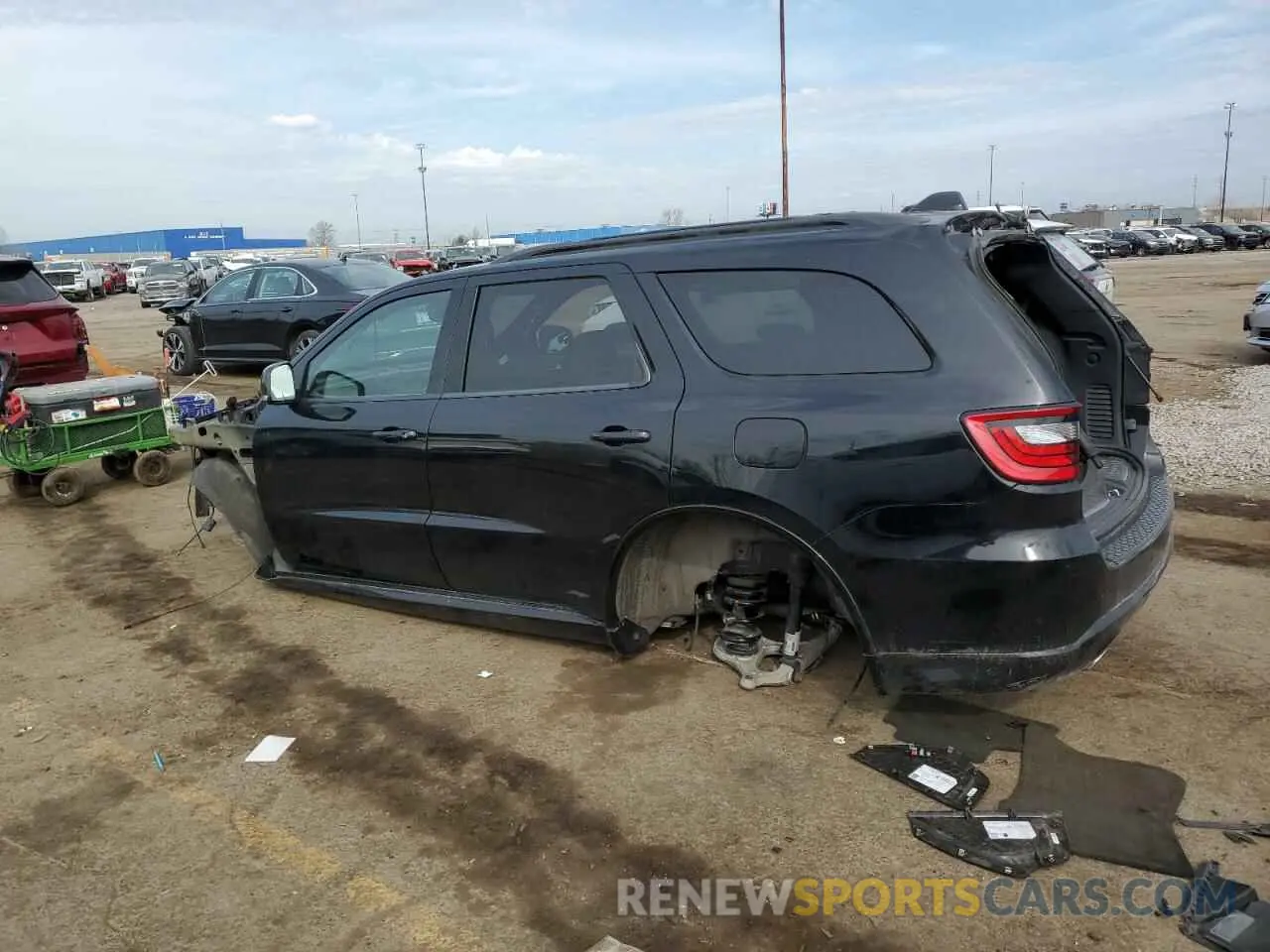 2 Photograph of a damaged car 1C4RDJDG3MC558454 DODGE DURANGO 2021