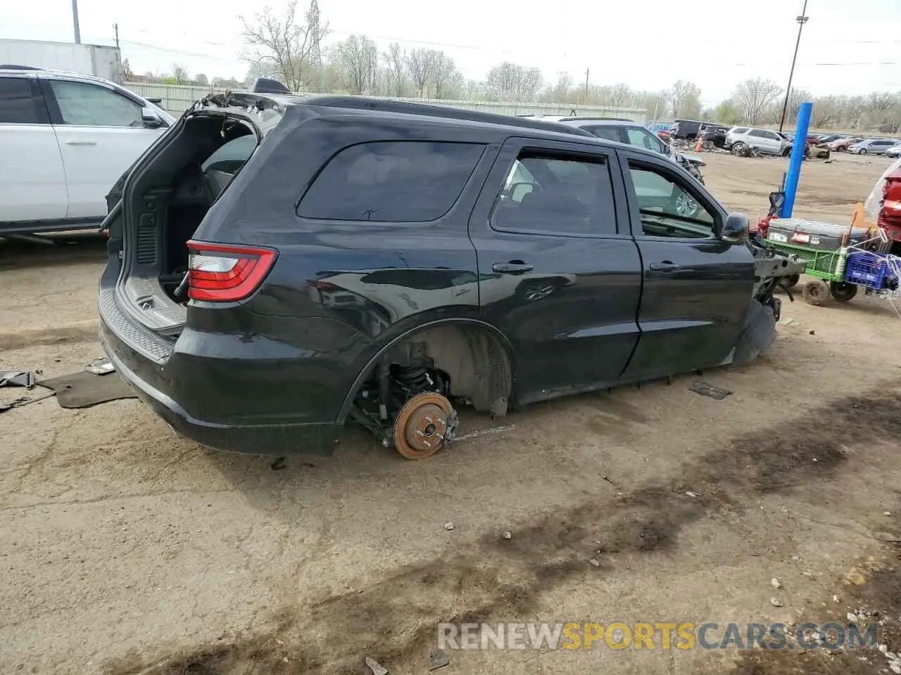3 Photograph of a damaged car 1C4RDJDG3MC558454 DODGE DURANGO 2021