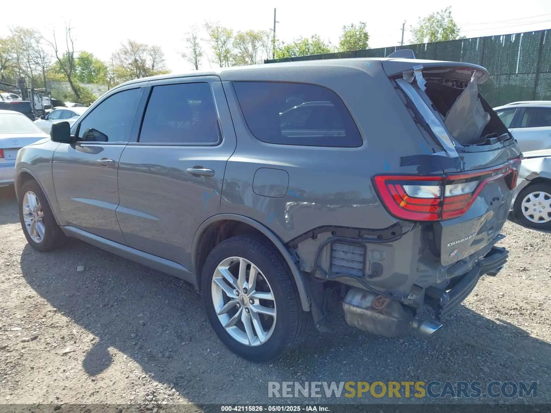 3 Photograph of a damaged car 1C4RDJDG4MC661916 DODGE DURANGO 2021