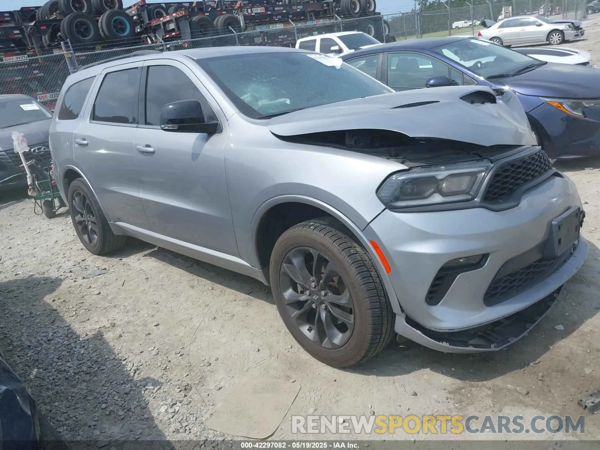 1 Photograph of a damaged car 1C4RDJDG4MC696715 DODGE DURANGO 2021