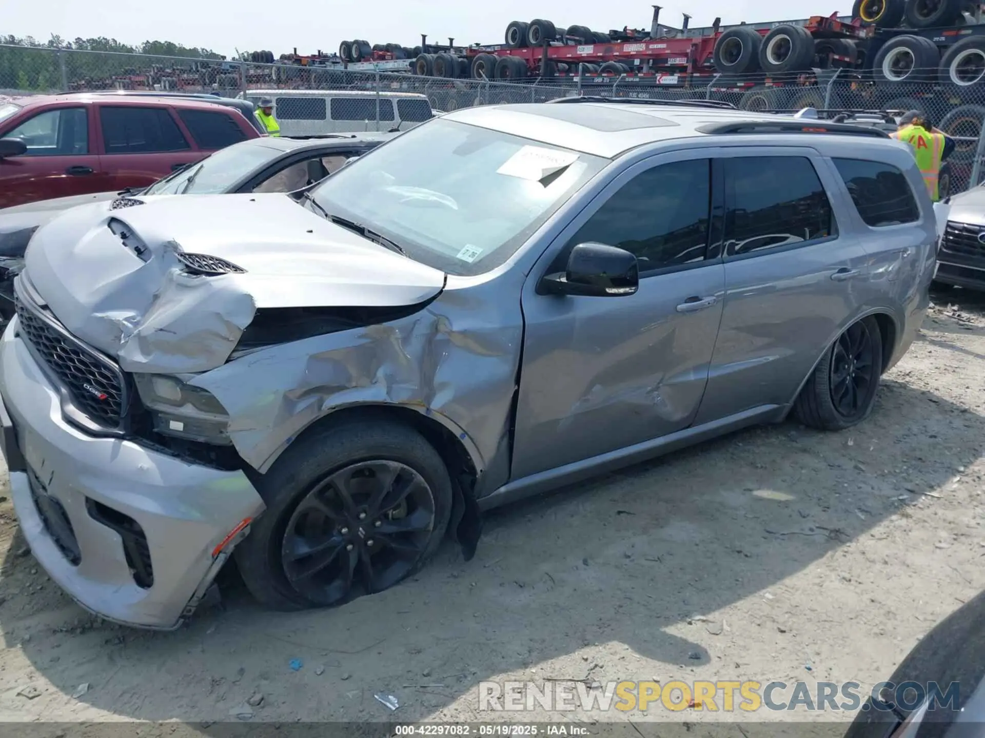 2 Photograph of a damaged car 1C4RDJDG4MC696715 DODGE DURANGO 2021