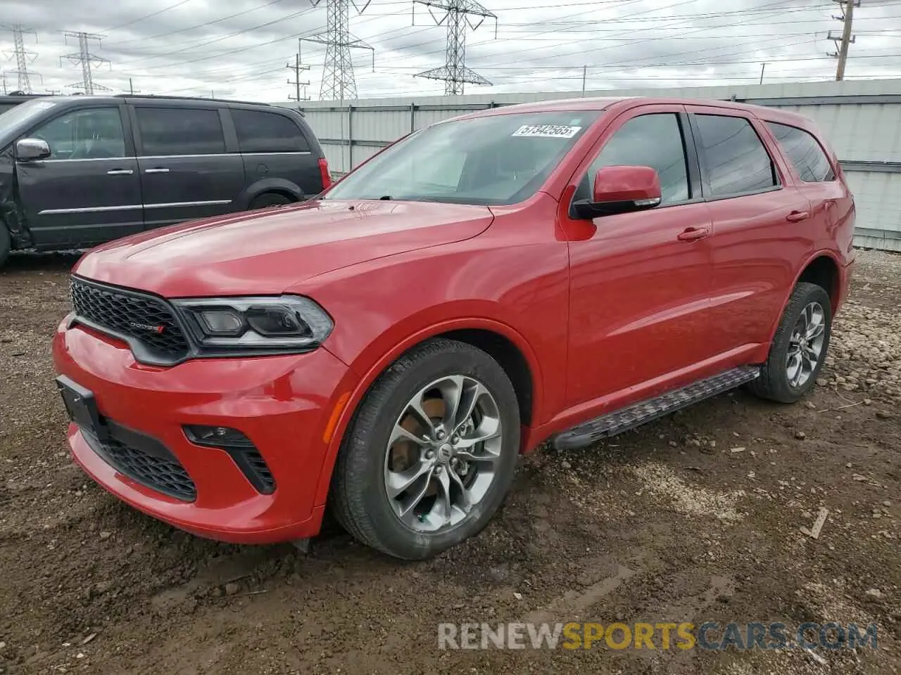 1 Фотография поврежденного автомобиля 1C4RDJDG6MC549022 DODGE DURANGO 2021