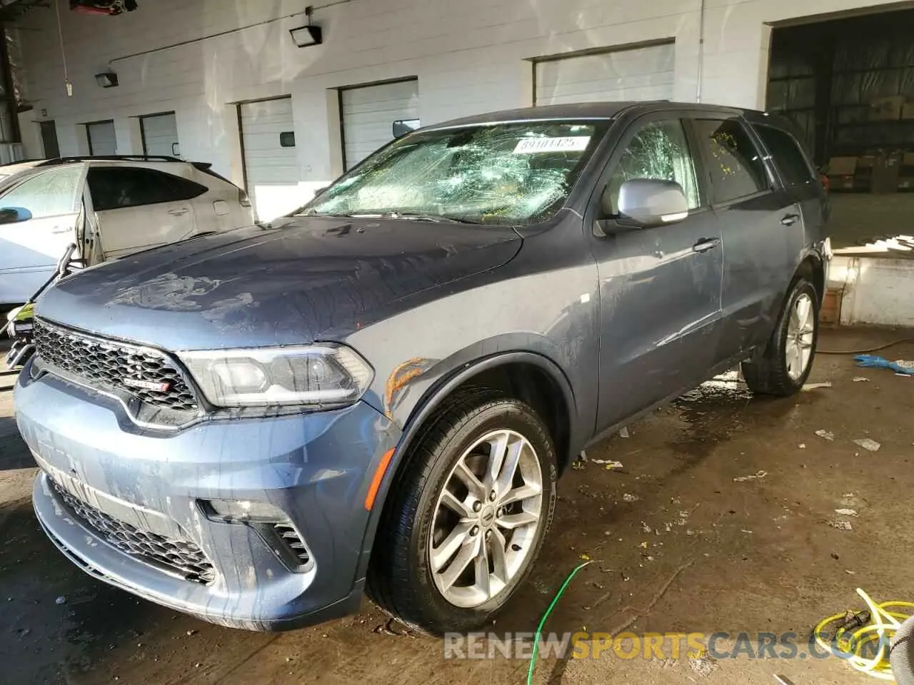 1 Photograph of a damaged car 1C4RDJDG6MC641831 DODGE DURANGO 2021