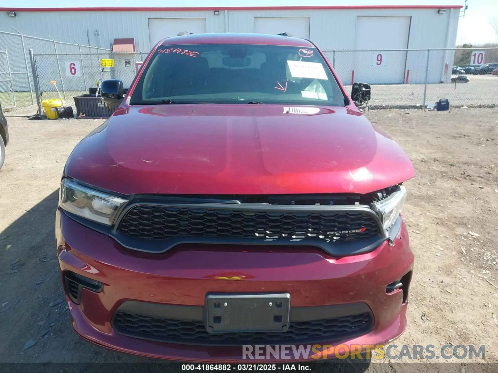 12 Photograph of a damaged car 1C4RDJDG8MC558966 DODGE DURANGO 2021